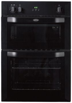 Belling BI90FP Electric Built-In Double Oven - Black.